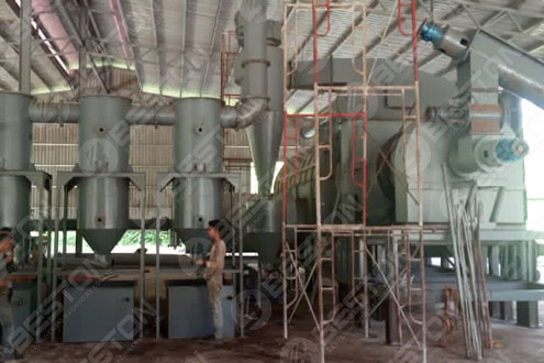 Beston Charcoal Making Machine Installed in Malaysia