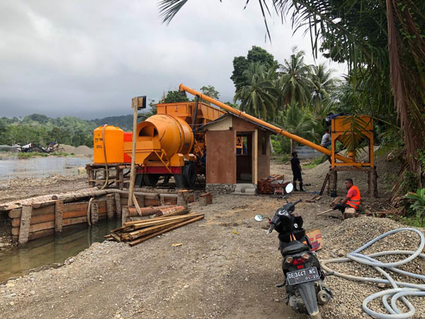 portable concrete plant Indonesia